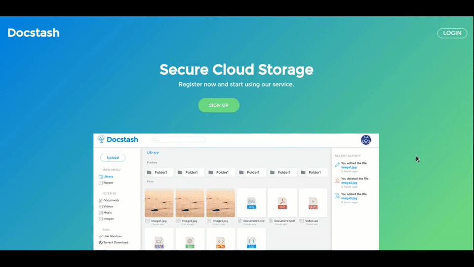Docstash Authentication