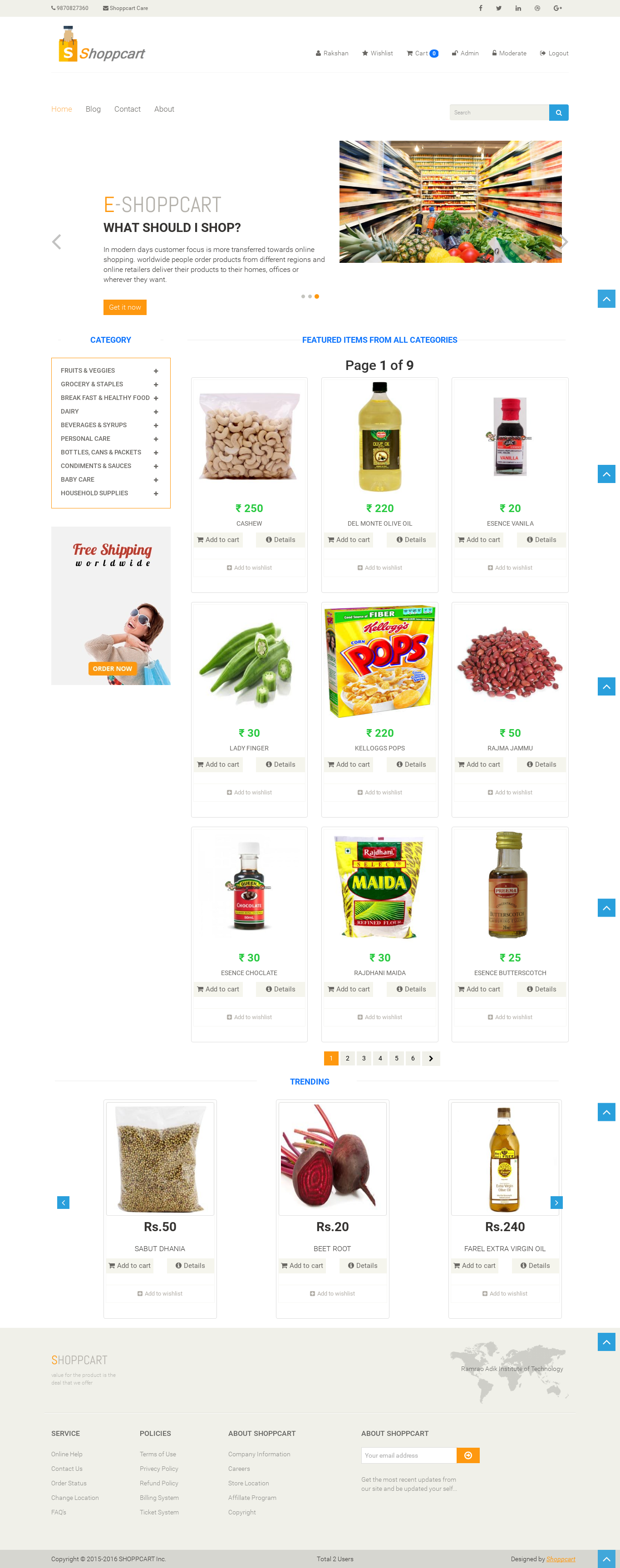 Shoppcart